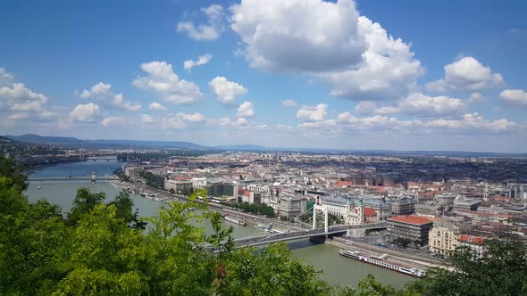 Skyline of Budapest from Gellért Hill