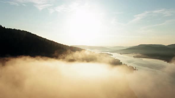 Early Morning Video Over The Mountain