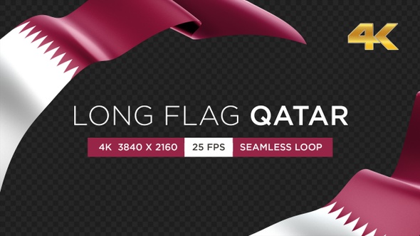 Long Flag Qatar