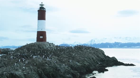 Beagle Channel Lighthouse, Tierra del Fuego, Argentina.