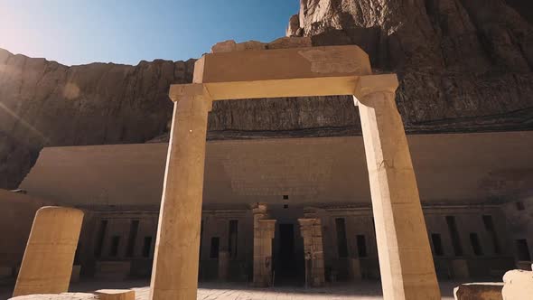 General View Of The Temple Of Hatshepsut In Luxor