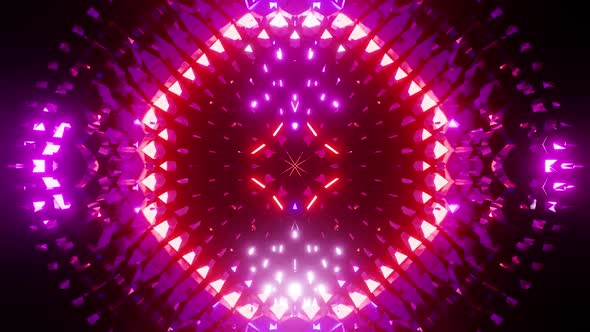 Vj Loop Disco Background For Party Pink Colored HD