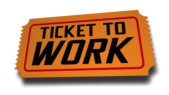 Ticket To Work Help Find Job Program Employment 3d Animation