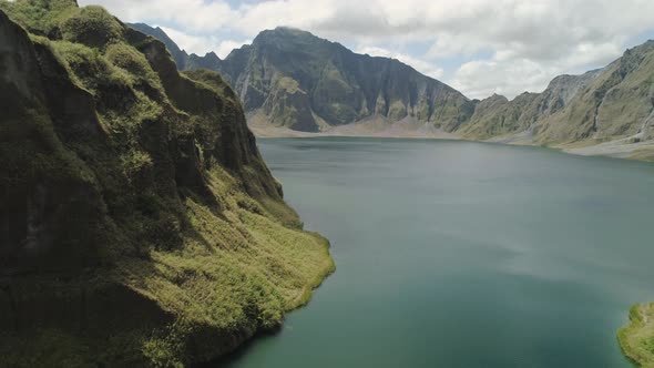 Crater Lake Pinatubo Philippines Luzon