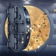 Bank Vault Safe Door Opening and zoom in with alpha - VideoHive Item for Sale
