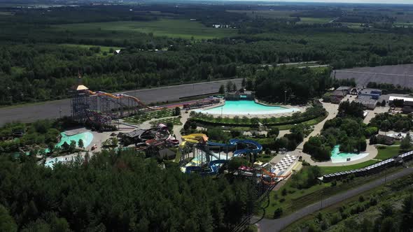 empty waterpark resort losing business from covid restrictions