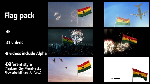 Ghana Flag Pack