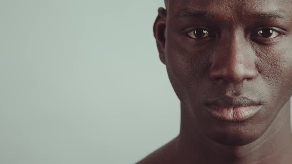 Young Adult Black Man Portrait