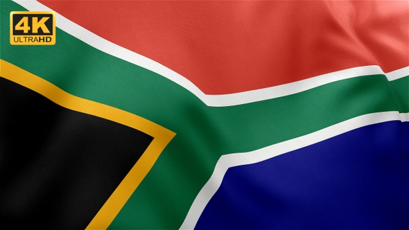 South Africa Flag - 4K