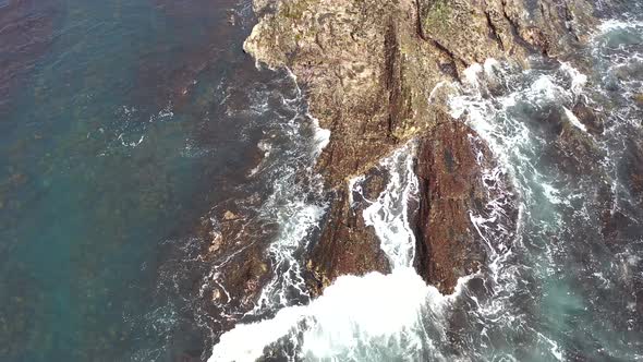 Aerial View of the Reef By Carrickfad at Narin Beach By Portnoo County Donegal, Ireland