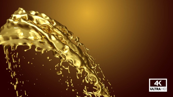 Fountain Liquid Gold Splash