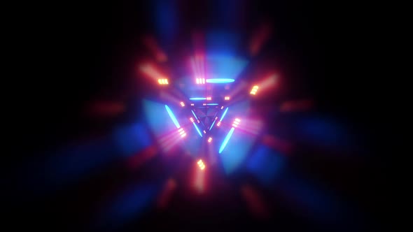 Neon Tunnel Background