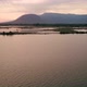 Aerial Suset Mountian And River 4k - VideoHive Item for Sale