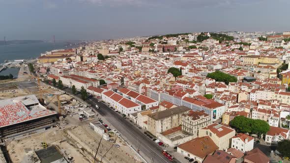 Lisbon Aerial Drone Footage