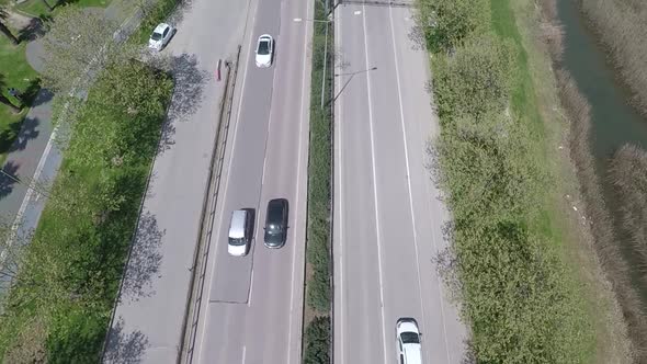 Aerial Highway and Cars