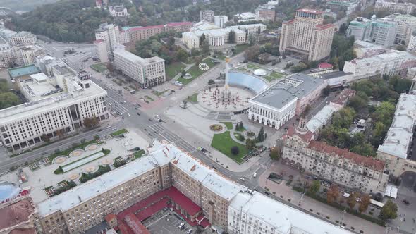 Kyiv - the Capital of Ukraine. Aerial View. Kiev