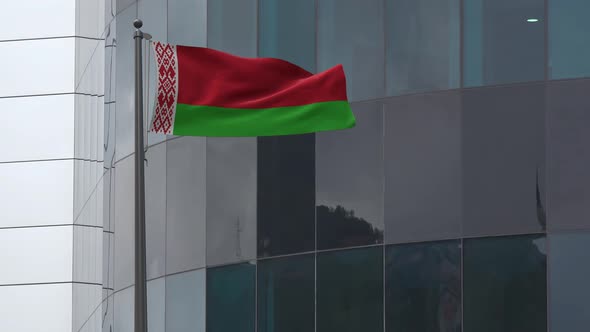 Belarus Flag Background 4K