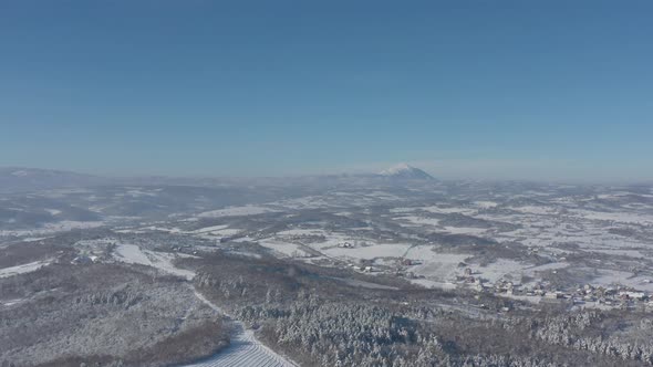 Mountain Rtanj in Eastern Serbia 4K aerial video