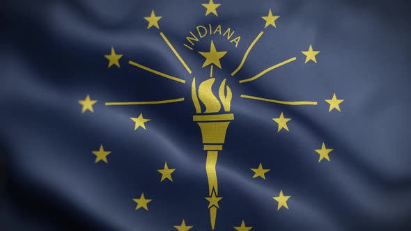 Indiana State Flag Front HD