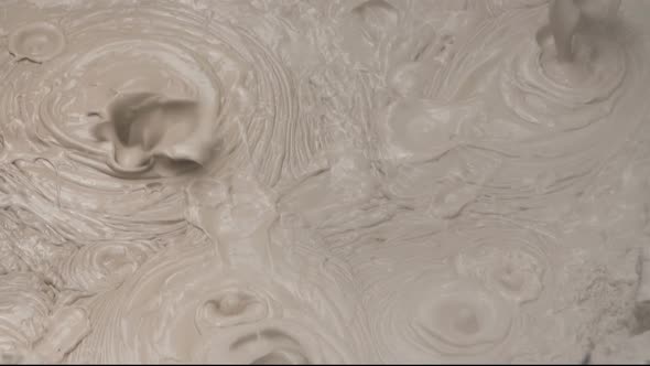 Bubbling Mud Pool in Rotorua, New Zealand