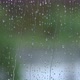 Raining on Window Glass Close Up - VideoHive Item for Sale