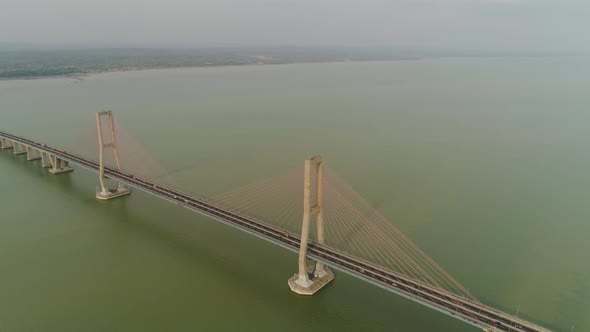 Suspension Cable Bridge in Surabaya