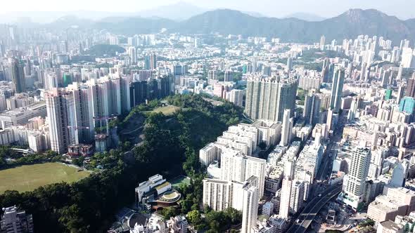 Hong Kong urban city