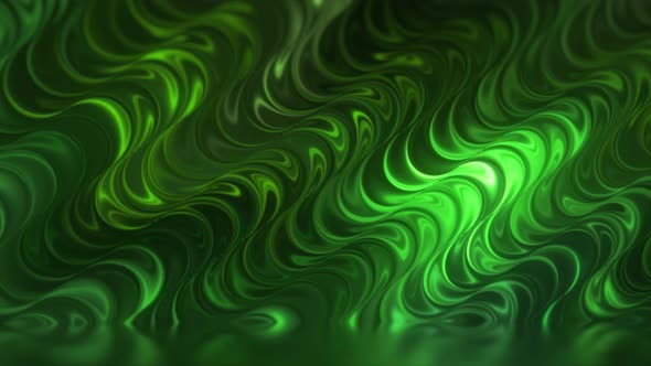 Abstract 3d Render Holographic Oil Surface Background Foil Wavy Surface Wave and Ripples Ultraviolet