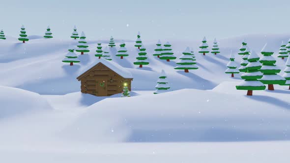 Cabin Snow Day Hd 