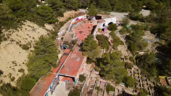 Abandoned Festival Club in Ibiza, Spain