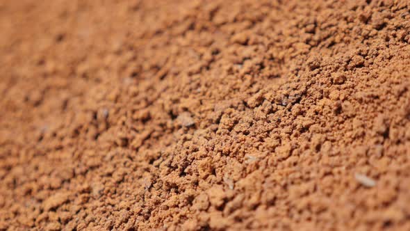 Shallow DOF   instant coffee powder high quality type close-up slow tilt 4K 2160p 30fps UltraHD foot