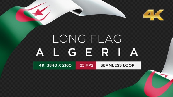 Long Flag Algeria