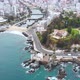 Bridges Estuary Marga watercourse (Vina del Mar Chile) aerial view drone footage - VideoHive Item for Sale