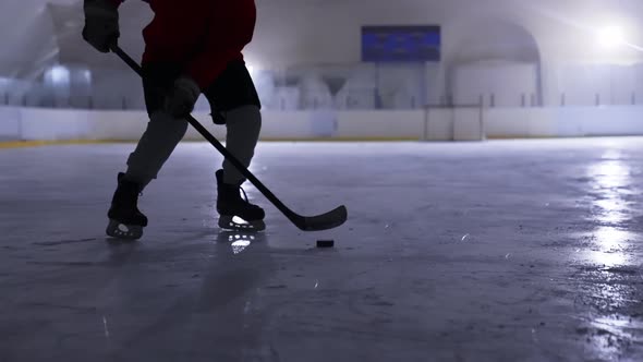 Silhouette Dark Ice Arena