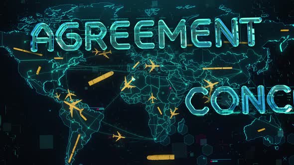 Sanctions with Digital Technology Hitech Concept alt