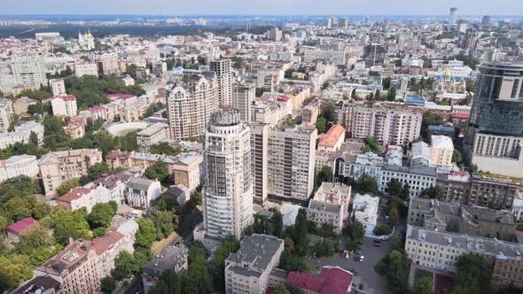 Kyiv, Ukraine Aerial View of the City. Kiev