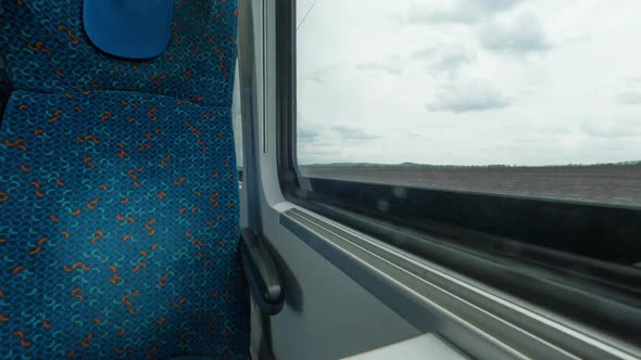 Timelapse of Changing Landscapes in the Train Window