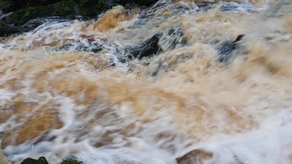 Cascade Waterfalls in Karelian Forest