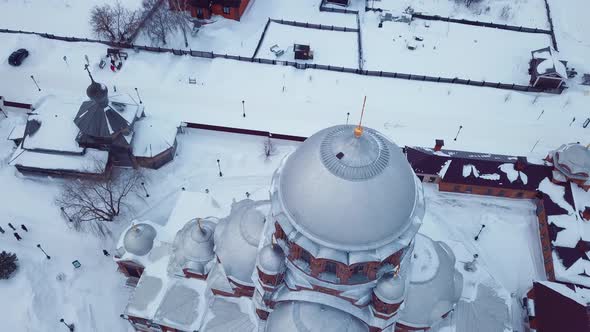 Aerial View Of Sviyazhsk Island, Sights Of Russia