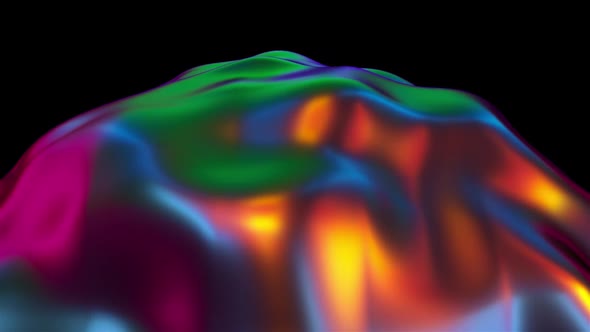 Fluid Iridescent Blob