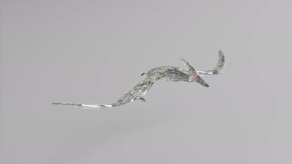 Diamond Pterodactyl Flying