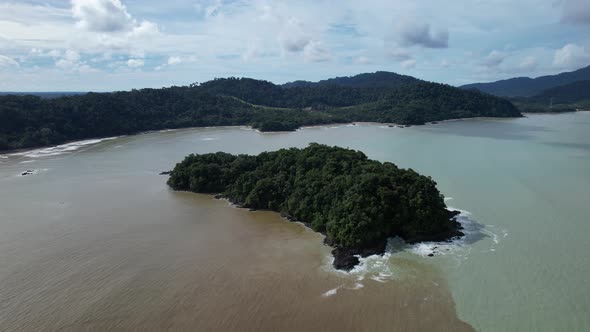 The Beaches at the most southern part of Borneo Island