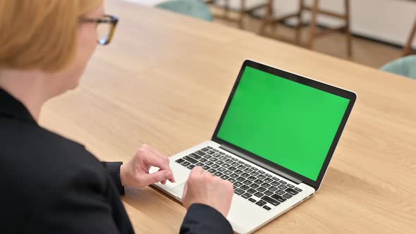 Close Up of Woman Typing on Laptop