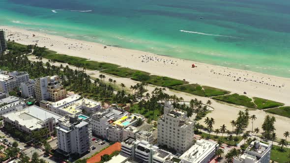 Summer Aerial Drone Video Tour Miami Beach