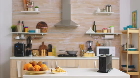 Bread Toaster in Kitchen