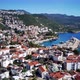 The top view from the drone of Kas resorts, bay, yahts, city in Mugla in Turkey - VideoHive Item for Sale