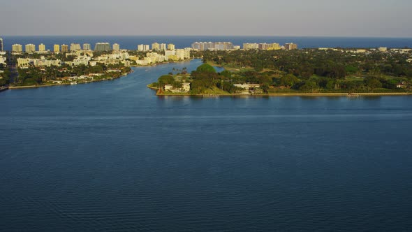 Aerial view of Miami