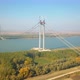 The Construction Of A New Suspension Bridge Over The Danube, The Third Longest Bridge In Europe - VideoHive Item for Sale
