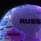 Russia And Ukraine Map Colorful Animation - VideoHive Item for Sale