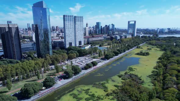 Buenos Aires Argentina. Downtown landscape of tourism landmark city.